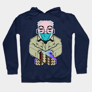 Bernie Mittens Isometric Knit Hoodie